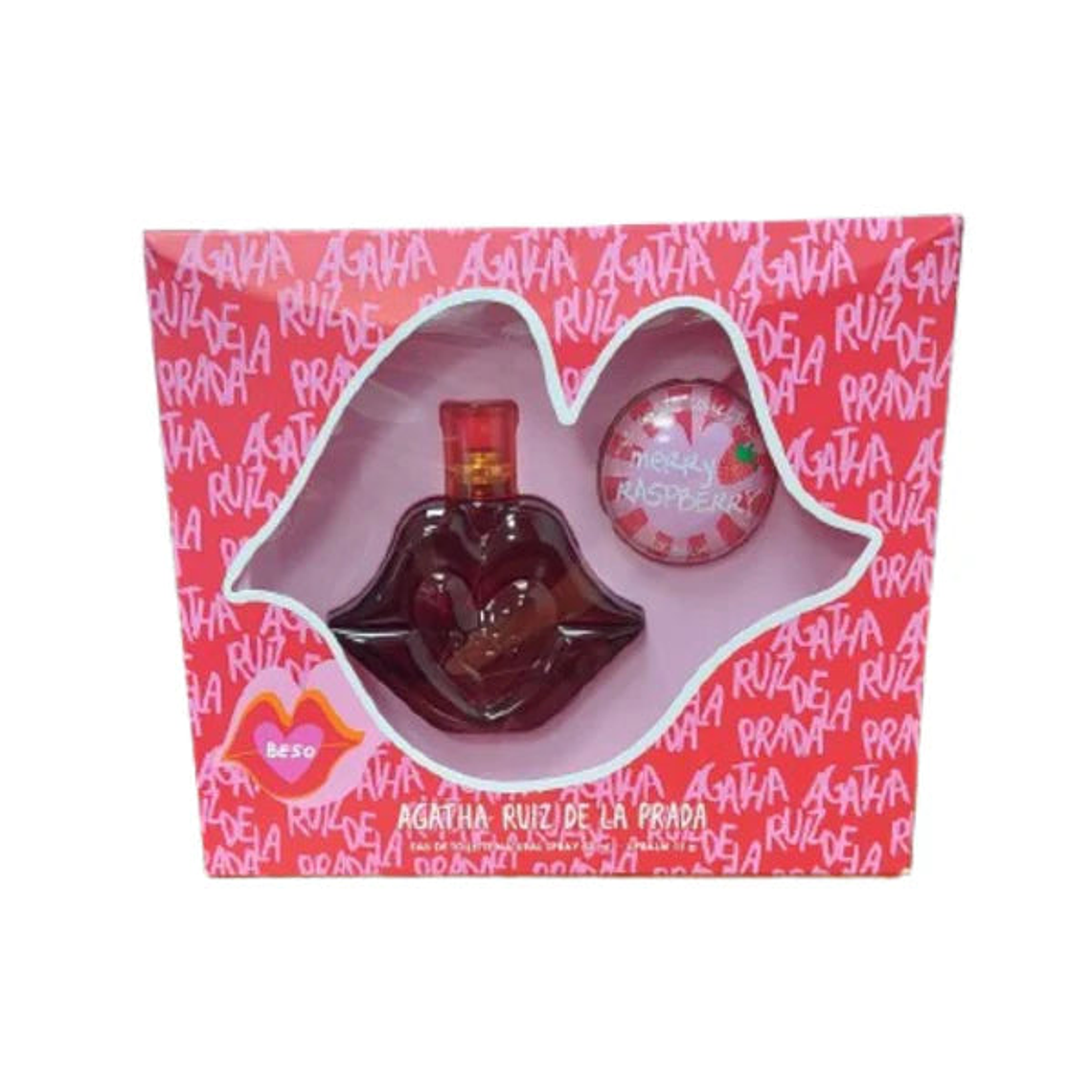 Estuche Perfume Agatha Ruiz De La Prada Beso Edt 50 Ml + Lipbalm 15G Mujer 1