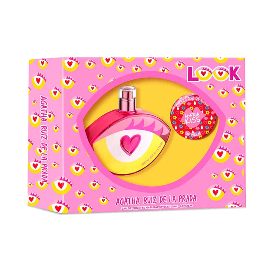 Estuche Agatha Ruiz De La Prada Look Edt 80 Ml + Lipbalm 15G Mujer 1