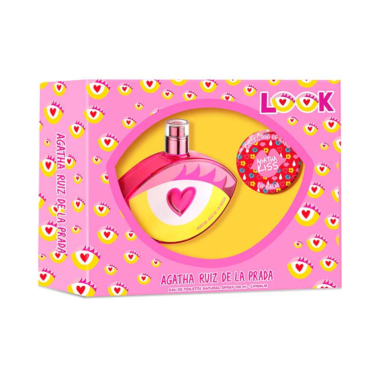 Estuche Agatha Ruiz De La Prada Look Edt 80 Ml + Lipbalm 15G Mujer 1