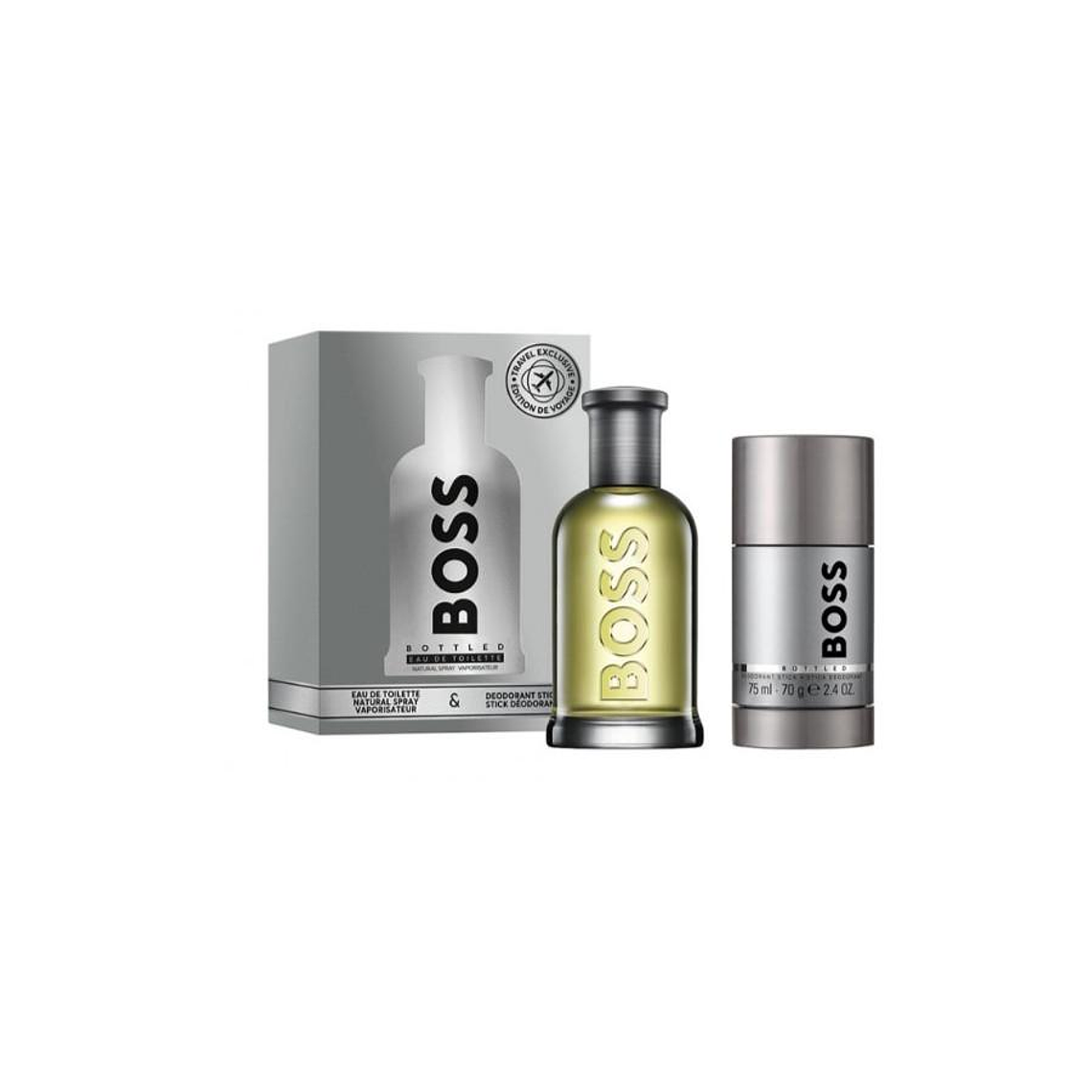 Estuche Hugo Boss Bottled Edt 100 Ml + Deo Stick 75 Ml Set Hombre 1