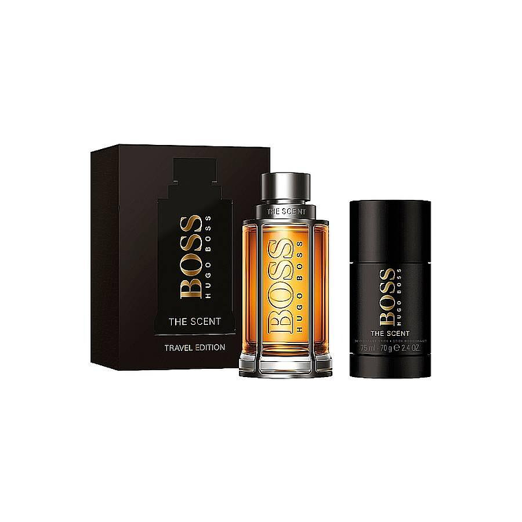 Estuche Hugo Boss The Scent Men Edt 100 Ml + Deo Stick 75 Ml Hombre 1