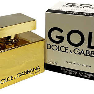 Tester Dolce And Gabbana The One Gold 75Ml Edp Intense Mujer