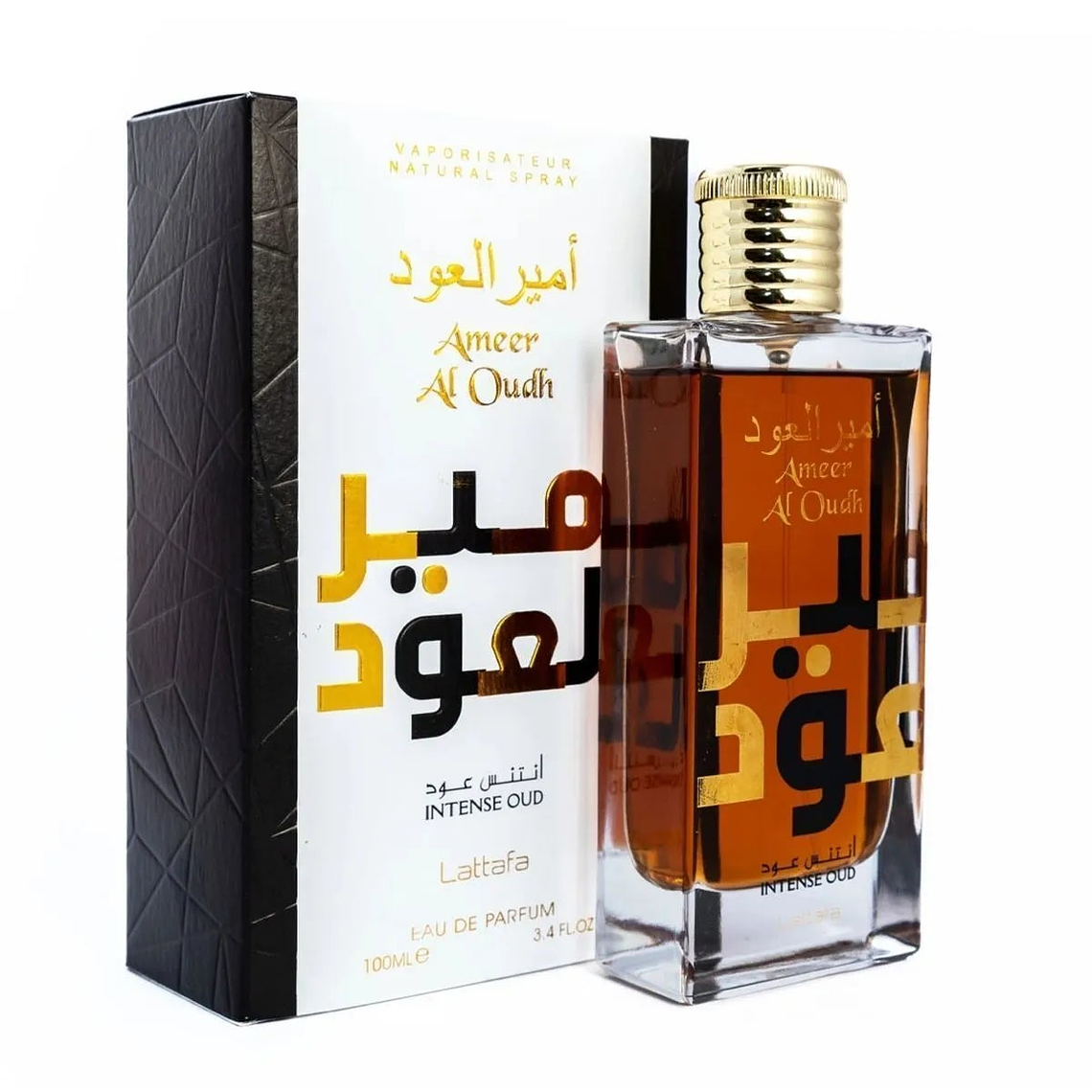 Perfume Lattafa Ameer Al Oudh Intense Oud EDP 100 ml Hombre - Inspirado En Fireplace Maison Martin 1