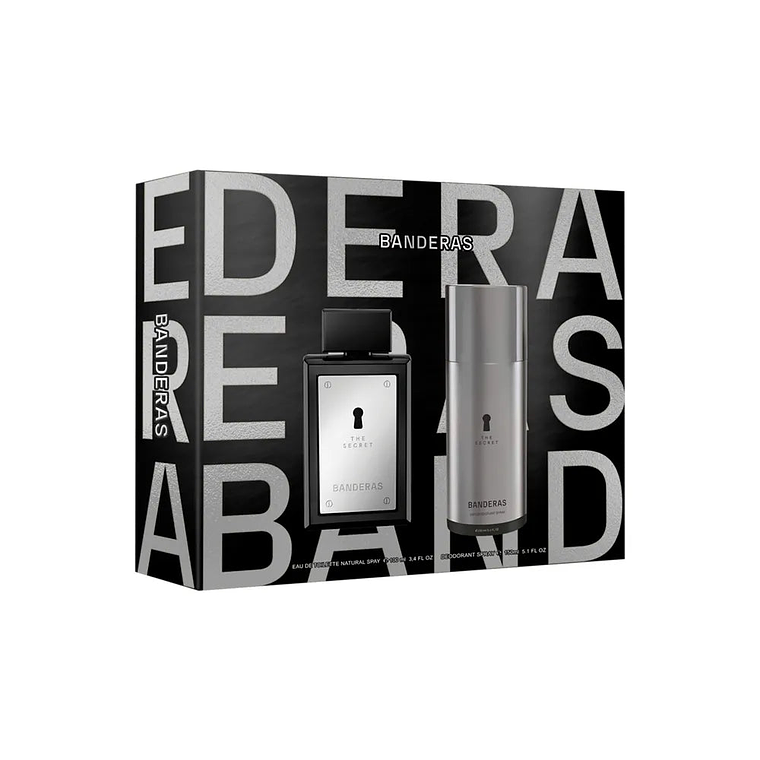 Estuche Antonio Banderas The Secret Edt 100 Ml + Deo 150 Ml Hombre 1