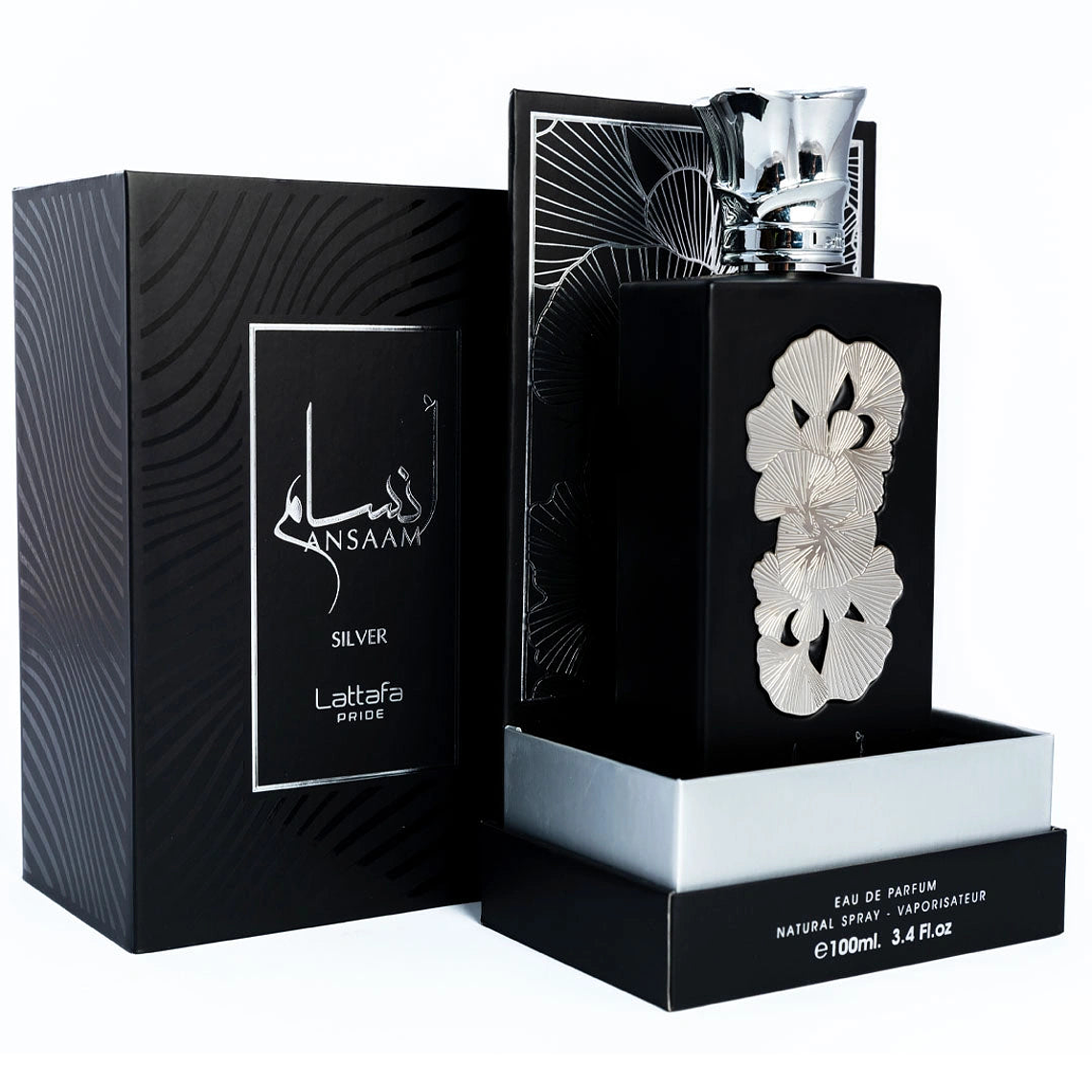 Perfume Lattafa Pride Ansaam Silver Edp 100 Ml Unisex -Inspirado En The Most Wanted Azzaro 1