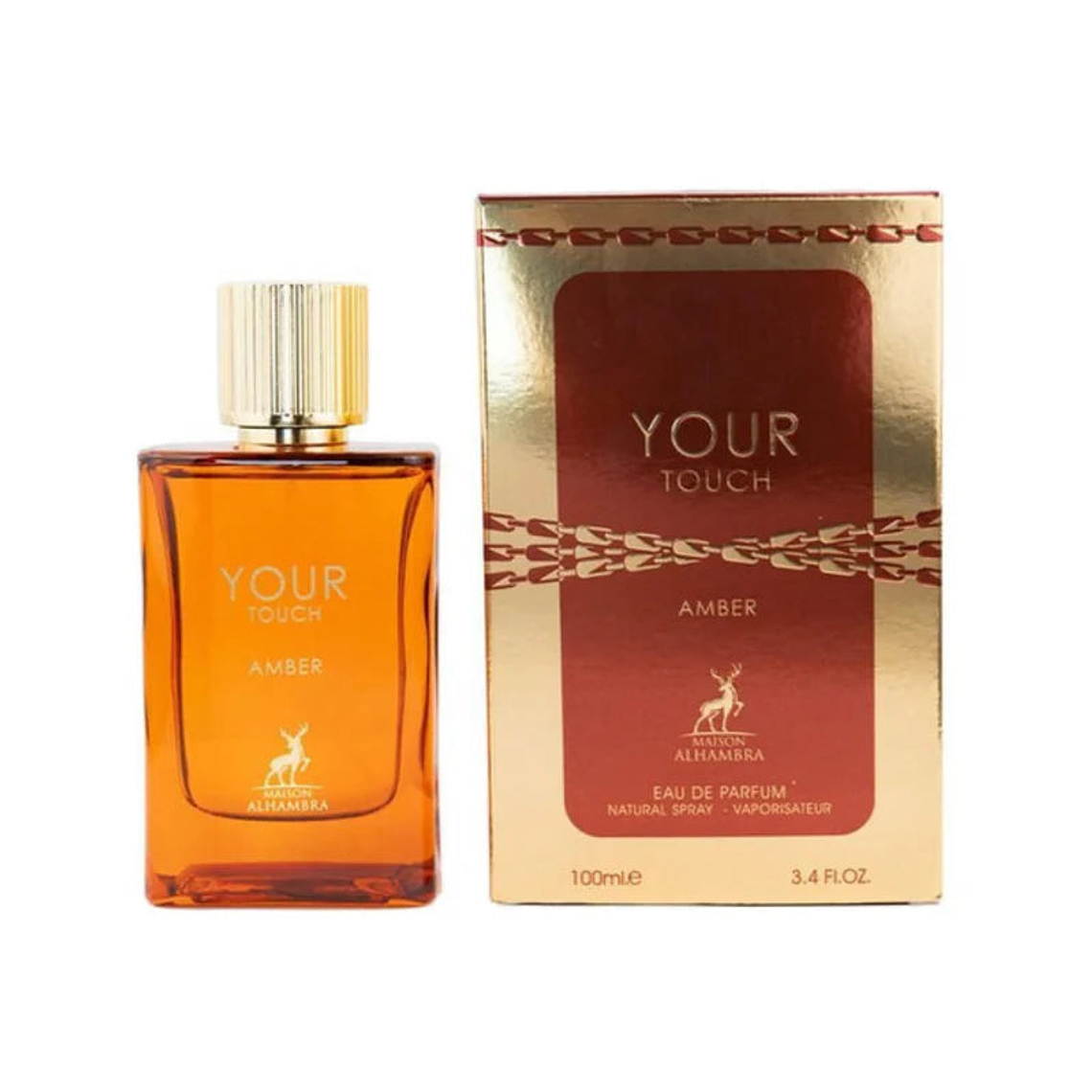 Perfume Maison Alhambra Your Touch Amber Edp 100 Ml Hombre (Inspirado en Stronger With You Amber Armani) 1