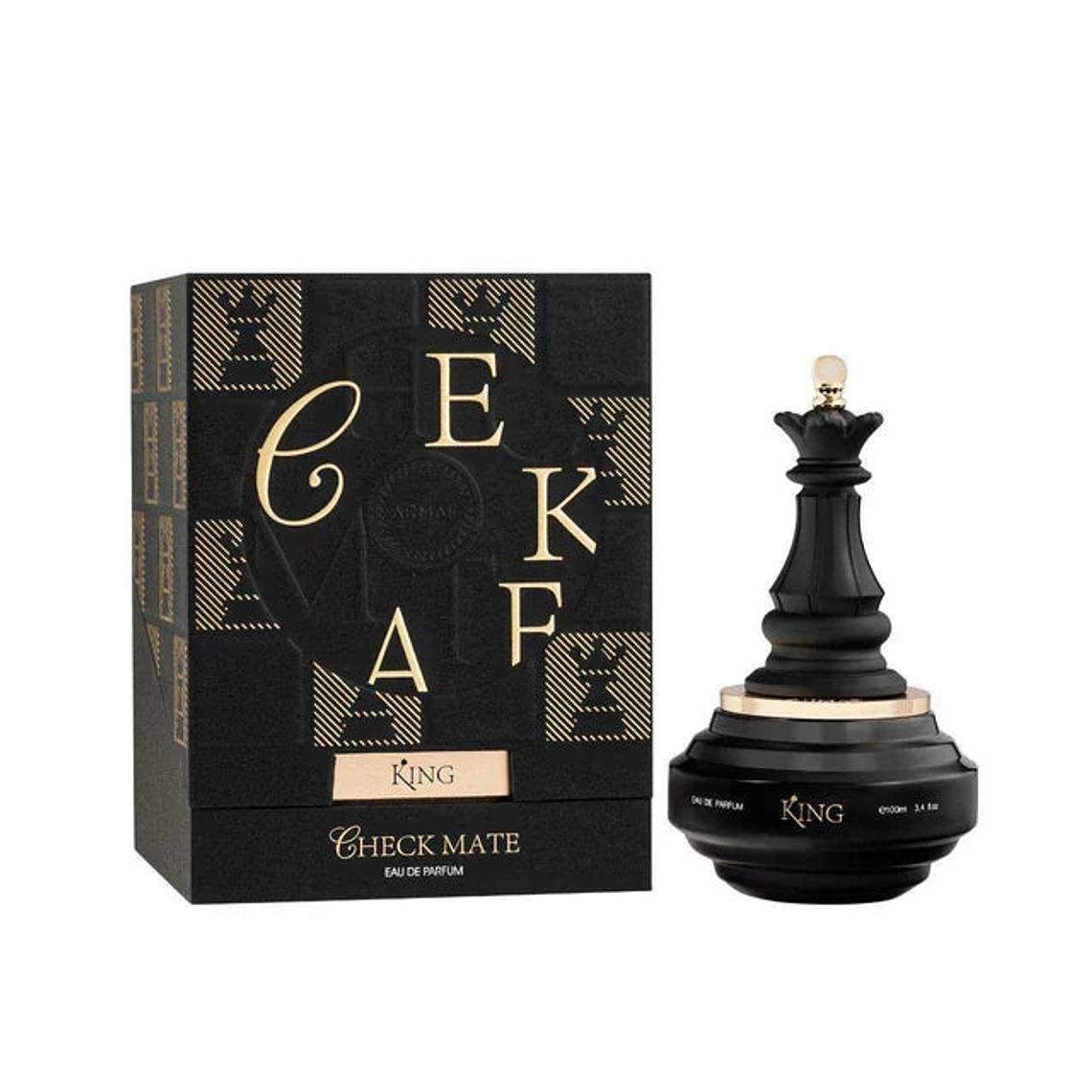 Perfume Armaf King Check Mate EDP 100 ml Hombre (Negro) (Inspirado en Scandal Pour Homme Absolu JPG) 1