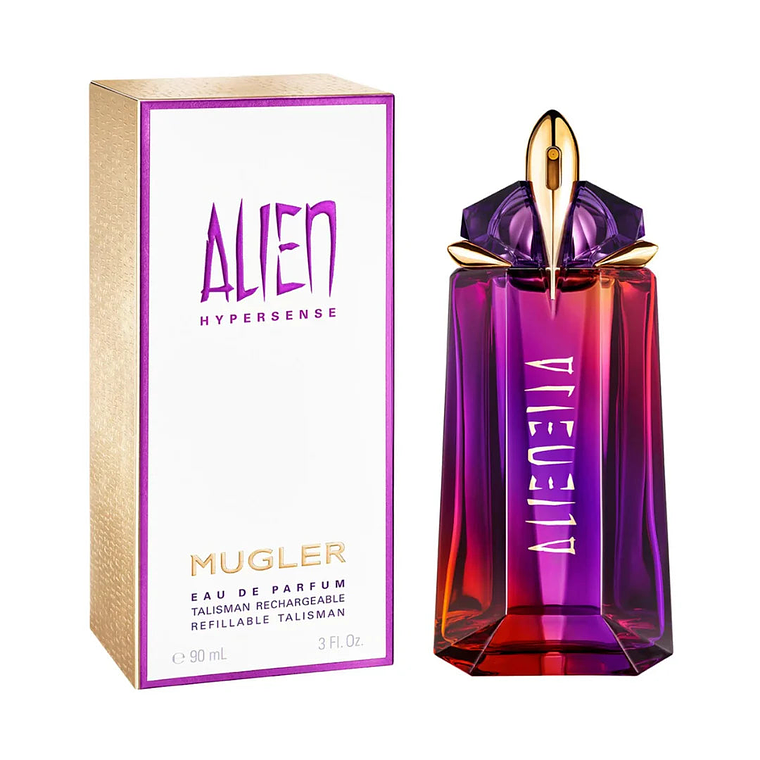 Perfume Alien Mugler Hypersense EDP Talisman 90ml Mujer Recargable / Refillable 1