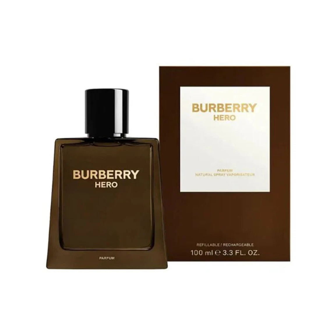 Perfume Burberry Hero Parfum 100ml Hombre Refill/Recargable (Nuevo PARFUM) 1
