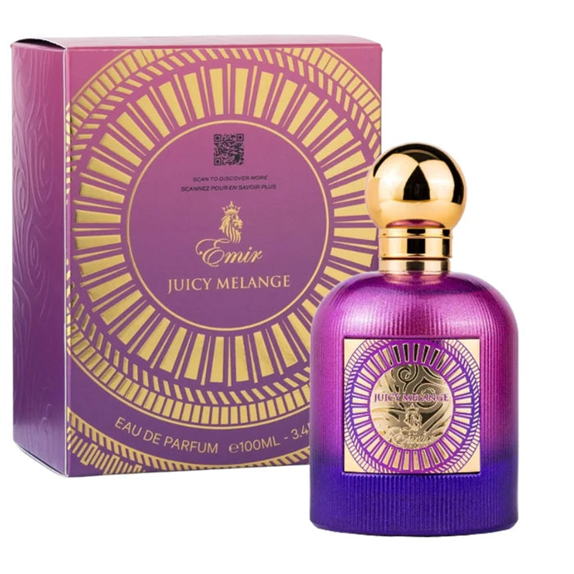 Perfume Paris Corner Juicy Melange Emir Edp 100 Ml Unisex (Inspirado En Anniversario De Pantheon Roma) 1