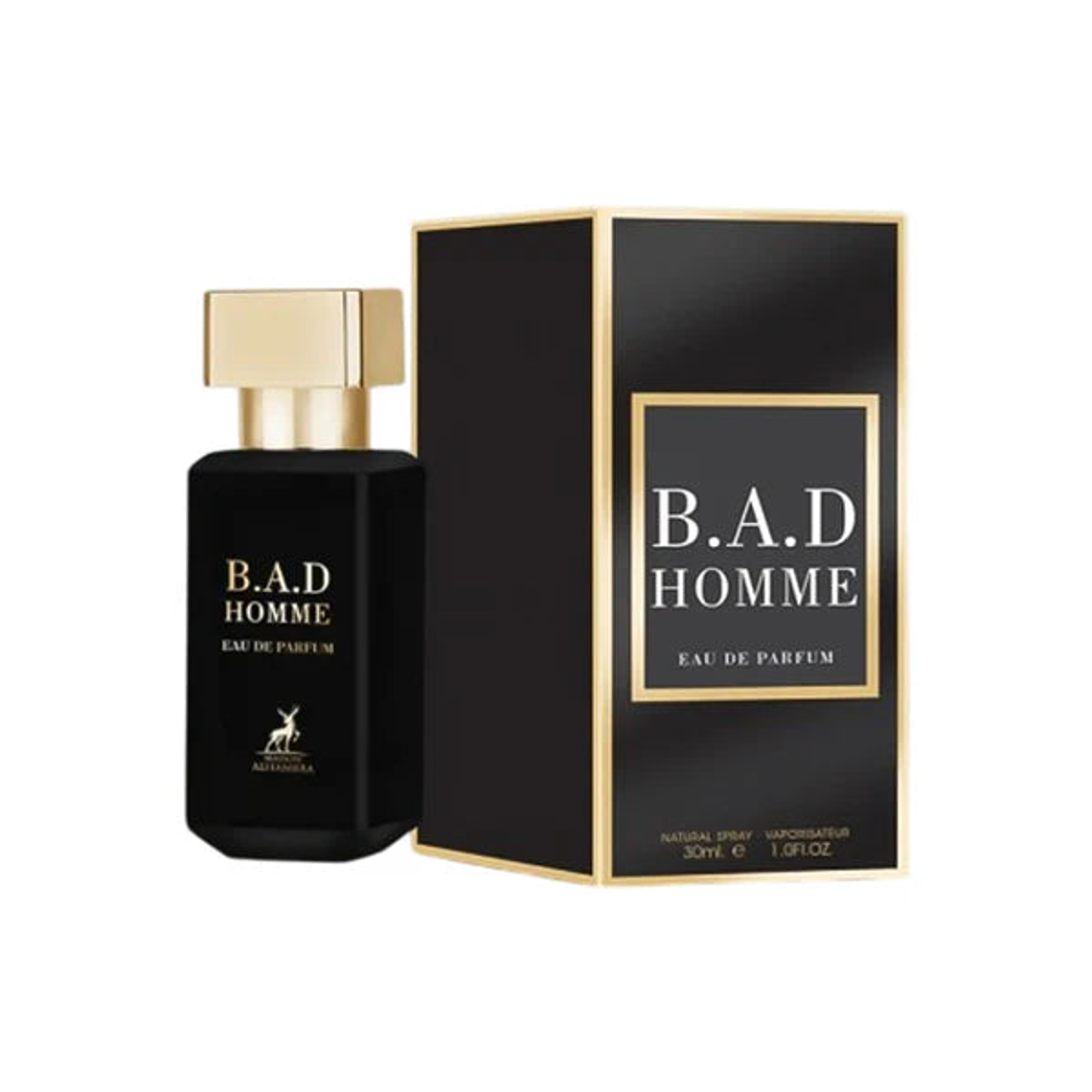 Perfume Maison Alhambra Bad Homme Edp 30ml Hombre(CH Bad Boy) -Travel Edicion 1