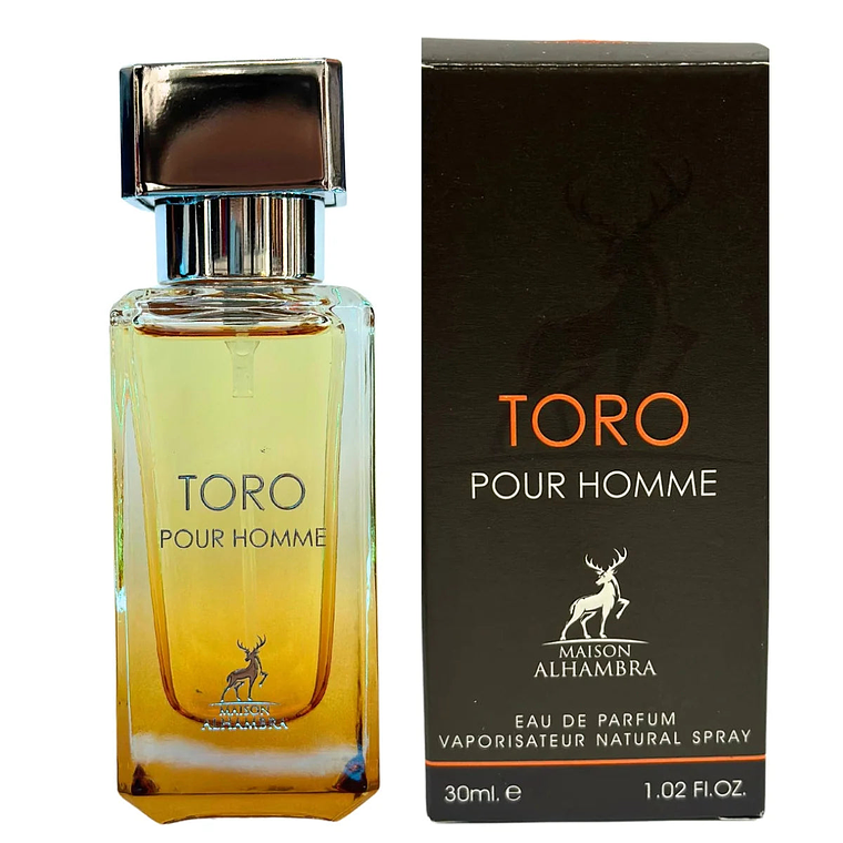 Perfume Maison Alhambra Toro Pour Homme EDP 30ml Hombre- Inspirado en Terre de Hermes 1