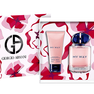 Estuche Giorgio Armani My Way Woman EDP 90Ml + 15Ml + Bl 50Ml Mujer