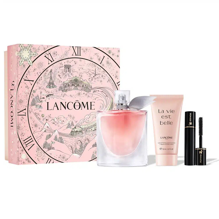 Estuche Lancome La Vida Es Bella Edp 100 Ml + Body Lotion 50 Ml + Hyp2 Ml Mujer 1