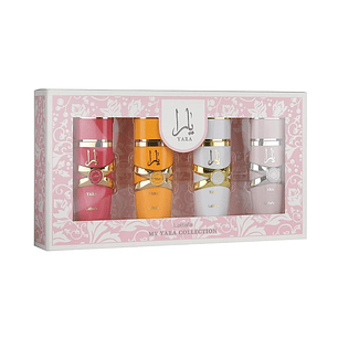 Estuche Lattafa Yara Candy + Yara Tous + Yara Moi + Yara Edp 25 Ml Mujer