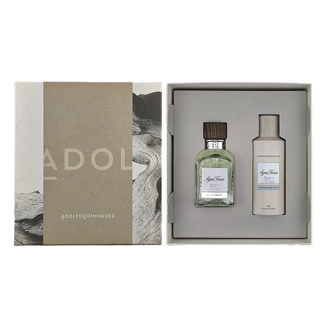 Estuche Adolfo Dominguez Agua Fresca 1993 Man Edt 120Ml Deo + 150Ml Hombre 1