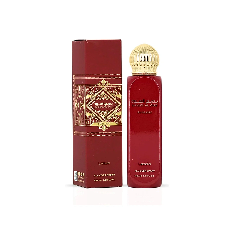 Body Spray Lattafa Spray Badee Al Oud Sublime All Over Perfume Spray 150Ml Unisex - Edicion Limitada 1