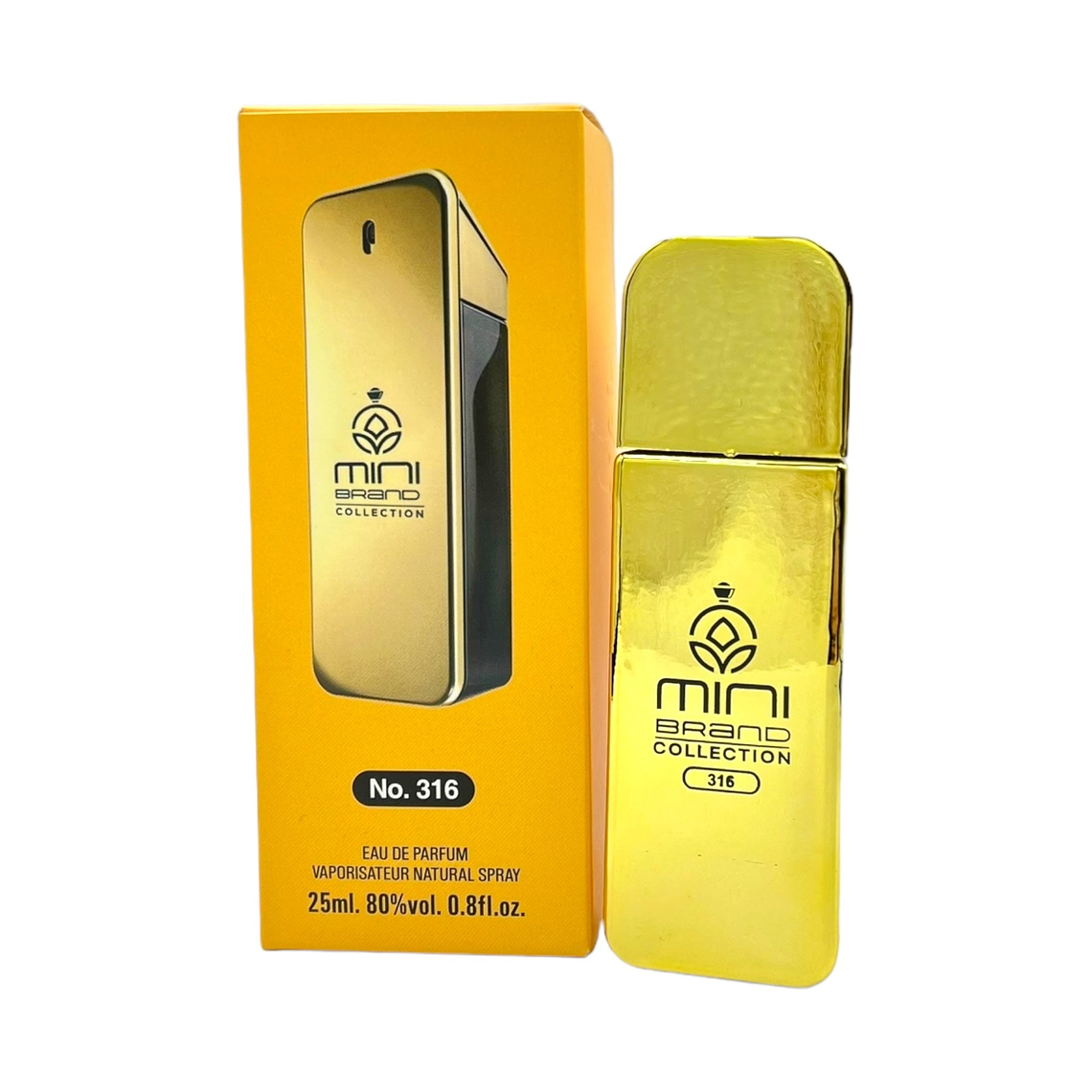 Mini Brand Collection No. 316 EDP 25ml (Paco Rabanne - One Million) Hombre 1