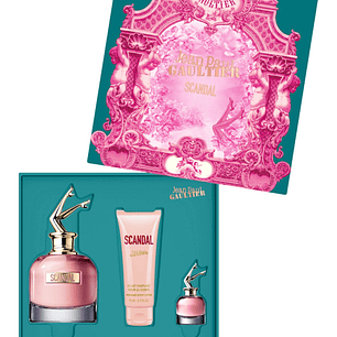 Estuche Jean Paul Gaultier Scandal Edp 80 Ml + 6 Ml + Body Lotion 75 Ml Mujer