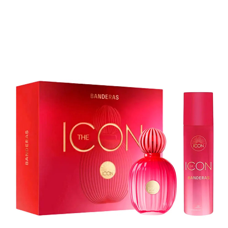Estuche Antonio Banderas The Icon Edp 100ml + Deo 150ml Mujer - Nuevo 1