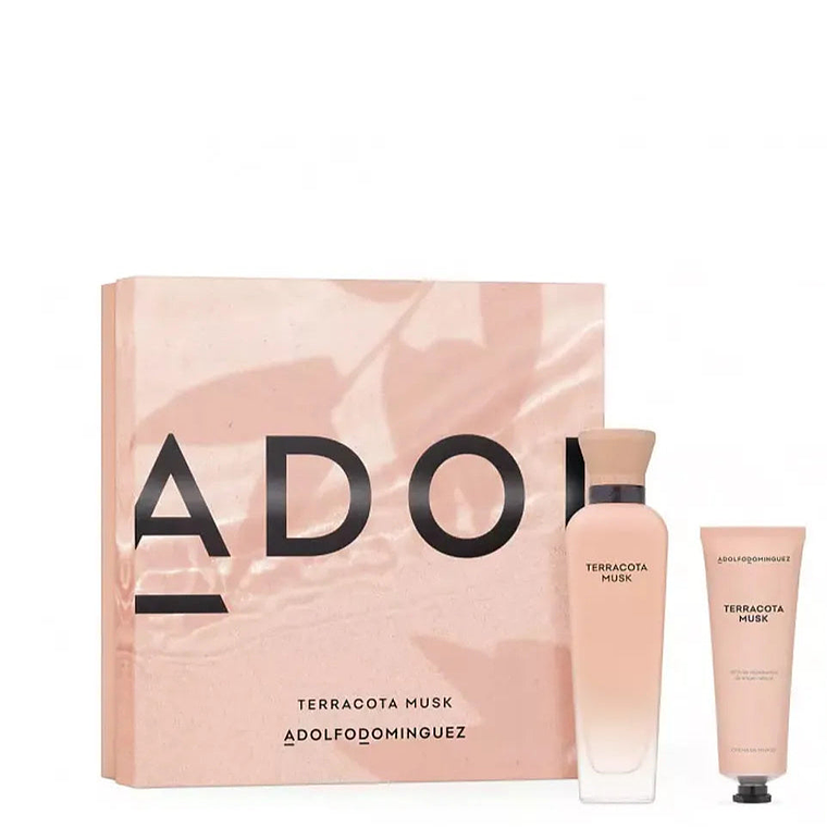 Estuche Adolfo Dominguez Terracota Musk Edp 120ml + BL 75ml Mujer 1