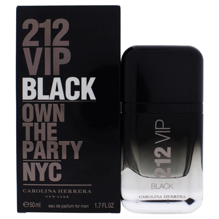 Perfume Carolina Herrera 212 Vip Black Edp Men 50 Ml Hombre 1