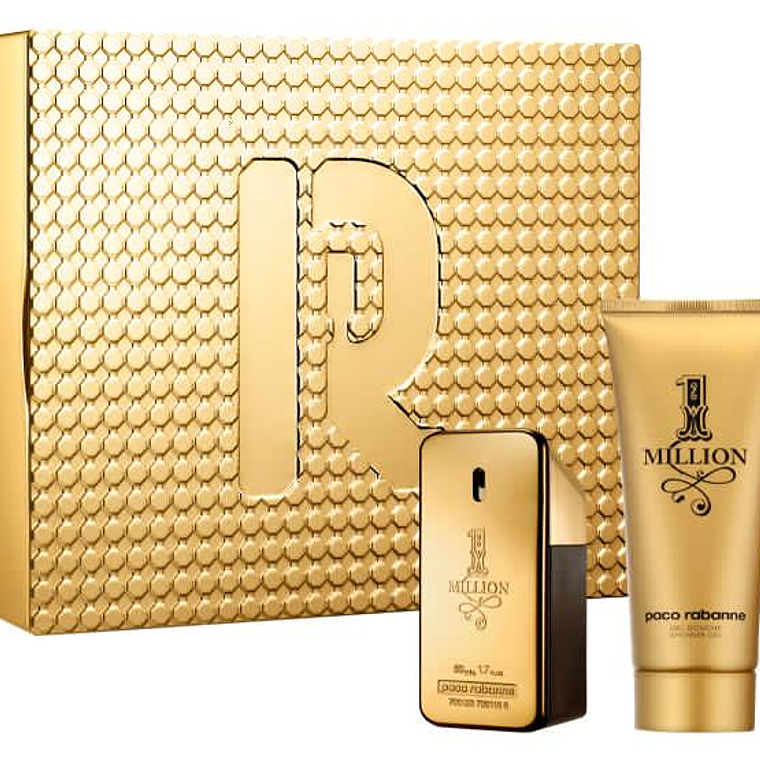 Estuche Paco Rabanne Perfume 1 Million EDT 50 ml + Gel de Ducha 100 ml Hombre 1