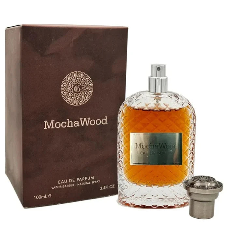Perfume Fragrance World Mocha Wood EDP 100 ml Unisex- Inspirado en Intense Cafe de Montale 1