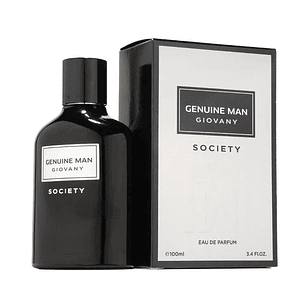 Perfume Fragrance World Genuine Man Giovany Society EDP 100 ml Hombre- Inspirado en Givenchy Gentleman Society
