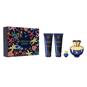 Estuche Versace Dylan Blue Woman Edp 100Ml+5Ml+Sg+Bl Mujer