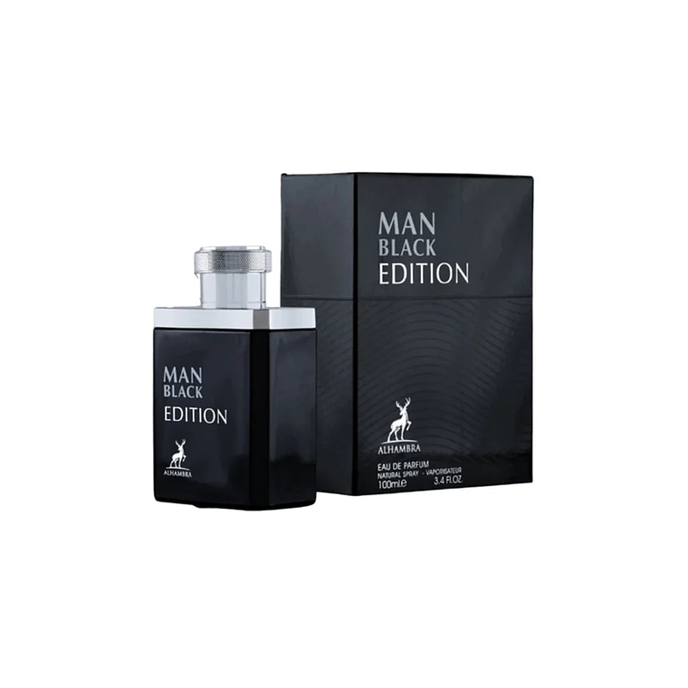 Perfume Maison Alhambra Man Black Edition Edp 100Ml Hombre- Inspirado en Montblac Legend 1