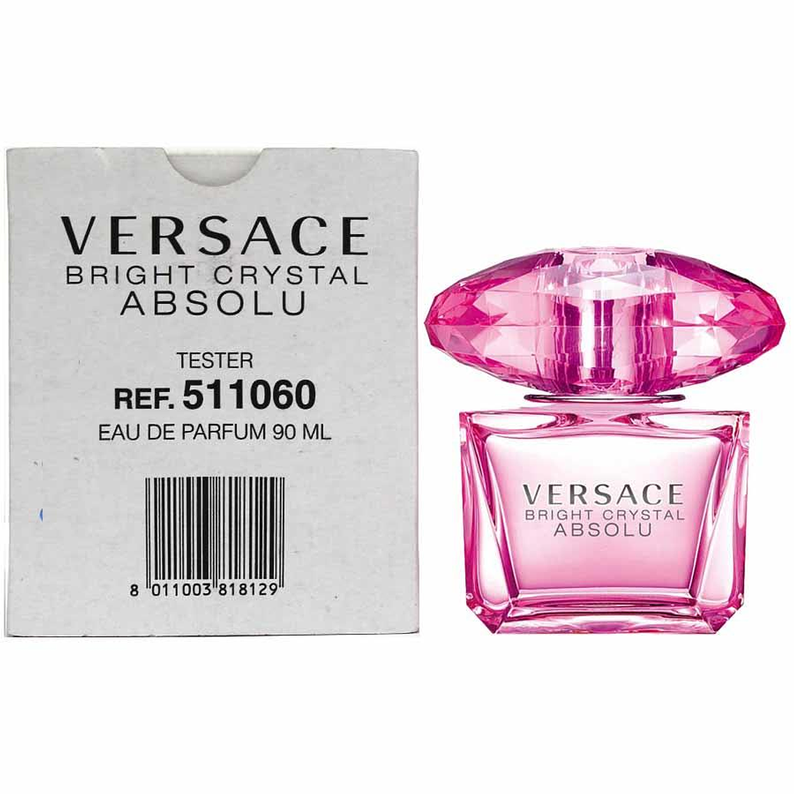 Tester Versace Bright Crystal Absolu Edp 90ml Mujer 1