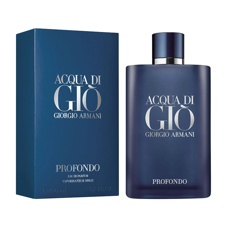 Perfume Giorgio Armani Acqua Di Gio Profondo (Azul) Nuevo 200ml (Grande) Hombre 1