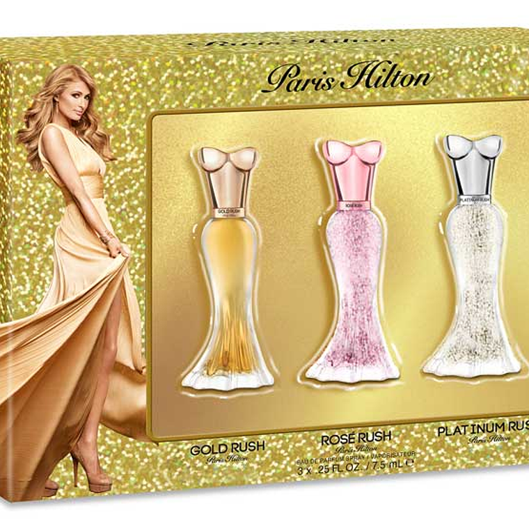Estuche Paris hilton Rush Collection Mujer - (7.5 ml * 3) 1