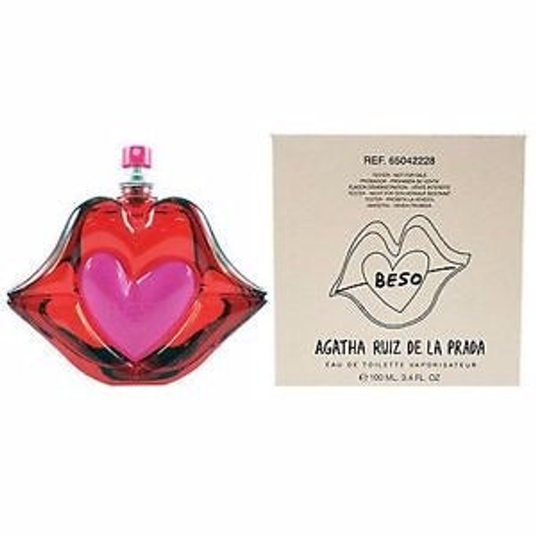 Tester Agatha Ruiz De La Prada Beso Edt 100ml Mujer 1