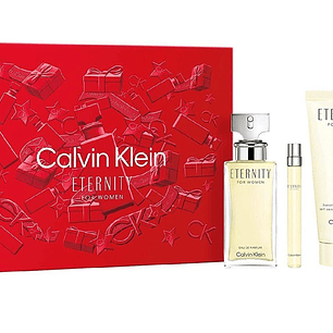 Estuche Calvin Klein Eternity for Women 100ml edp+10ml edp+200ml locion Mujer
