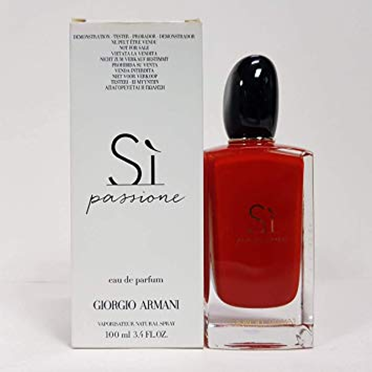Tester Giorgio Armani Si Passione Edp 100ml Mujer 1