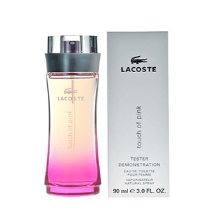Tester Lacoste Touch of Pink Edt 90ml Mujer (Caja blanca)