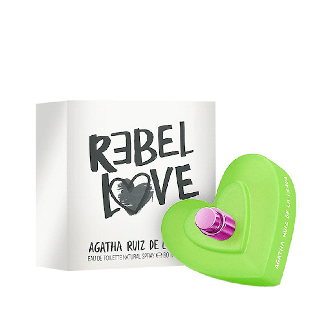 Tester Agatha Ruiz de la Prada Rebel Love Edt 80ml Mujer 1