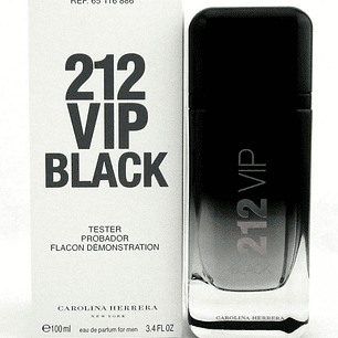 Tester Carolina Herrera 212 Vip Black Edp 100ml Hombre