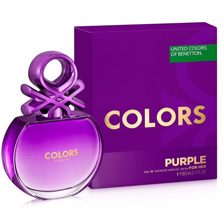 Perfume Benetton Colors Purple Edt 80ml Mujer 1