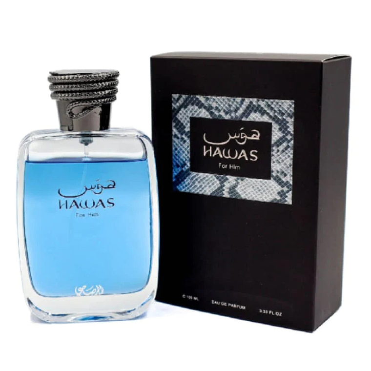 Perfume Rasasi Hawas For Him Edp 100ml Hombre (Aroma Como a Invictus Aqua (2018) Paco Rabanne) 1