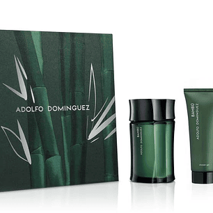 Estuche Adolfo Dominguez Bambu Edt 120 ml + Gel De Ducha 150 ml Hombre  (Verde)