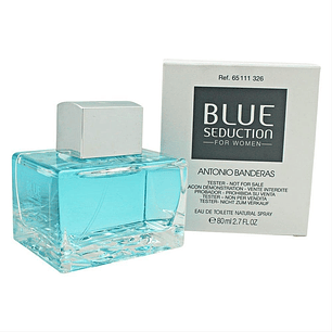 Tester Antonio Banderas Blue Seduction Edt 80ml Mujer