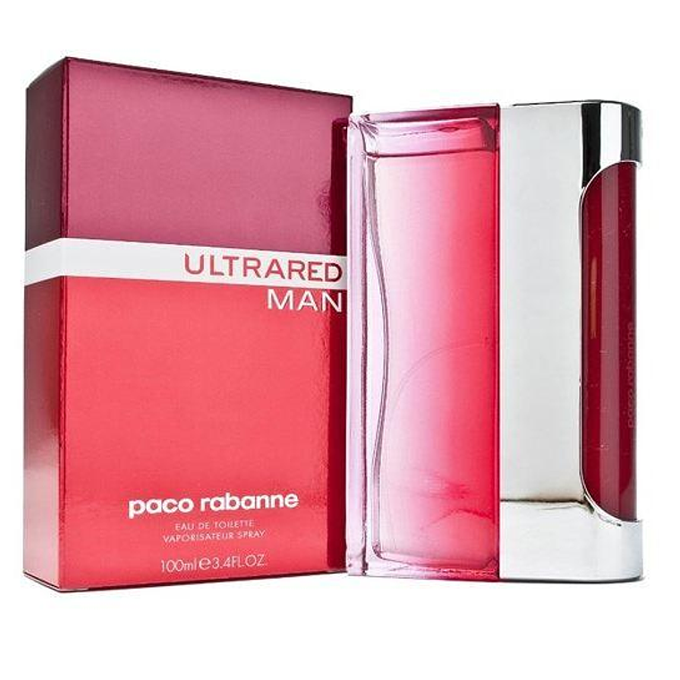 Perfume Paco Rabanne Ultrared Edt 100ml Hombre (Rojo Hombre) 1