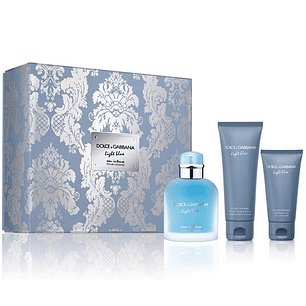 Estuche Light Blue Eau Intense Edp 100 ml + 50ml Gel De Ducha + 75ml After shave Hombre