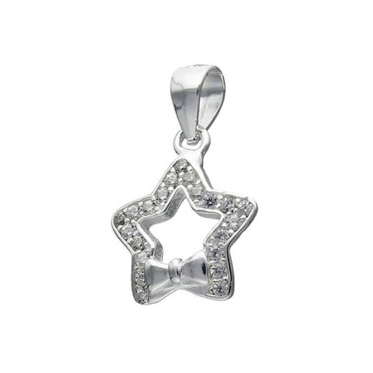 Colgante Estrella con Lazo y Circones 1