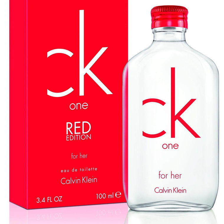 Perfume Calvin klein One Red Edt 100ml Mujer 1