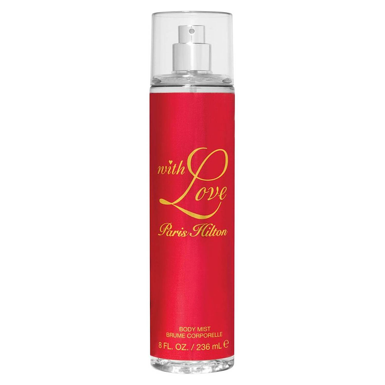 Body mist Paris Hilton With Love 236ml Mujer 1
