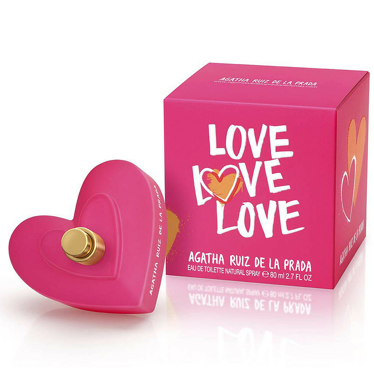 Perfume Agatha Ruiz De La Prada Love Love Love Edt 80ml Mujer 1